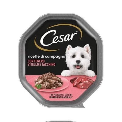 Cesar Ricette Di Campagna Manzo e Tacchino in una Deliziosa Salsa 150g