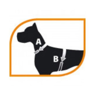 Ferplast Pettorina per Cani Kaori Blu XL Ferplast Pettorina per Cani Kaori Blu XL