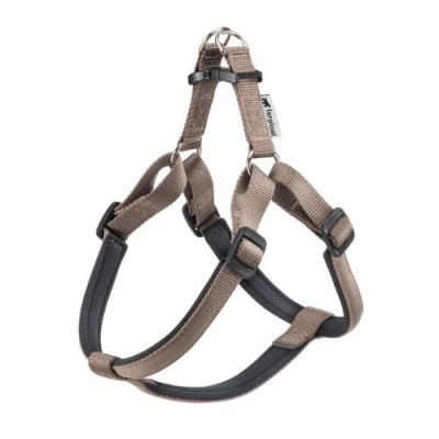 Pettorina per cani resistente imbottita ferplast marrone