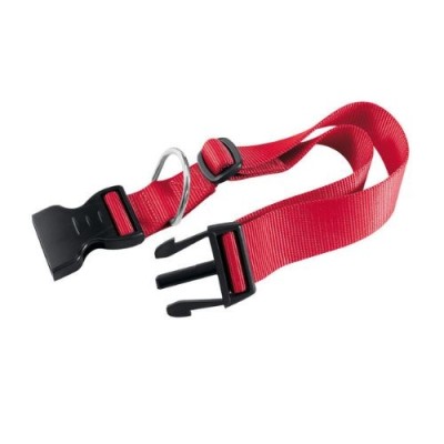 Ferplast Club Collare In Nylon Con Clip Rosso