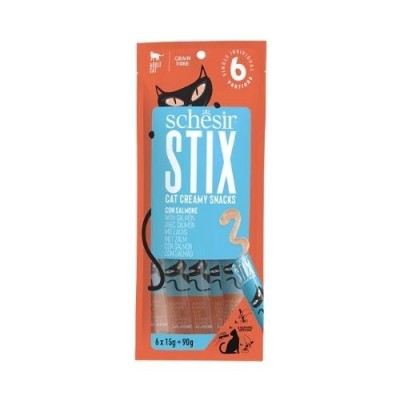 Schesir Creamy Snack per Gatti con Salmone 6x15g Schesir Creamy Snack per Gatti con Salmone 6x15g