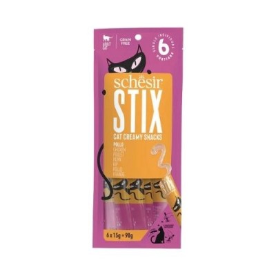 Schesir Creamy Snack per Gatti con Pollo 6x15g Schesir Creamy Snack per Gatti con Pollo 6x15g