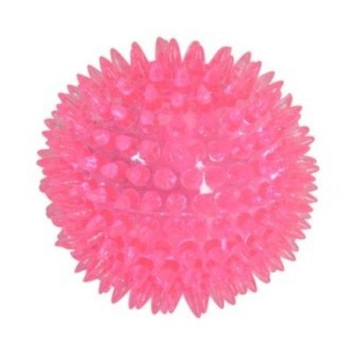 Camon Gioco per Cani Pallina in Gomma con Punte e Squeaker Diametro 6,5cm
