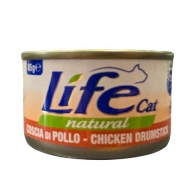Life Cat Natural Coscia di Pollo Lattina 85gr