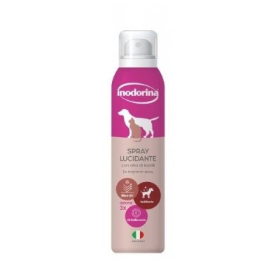 Inodorina Spray Lucidante con Olio di Karitè per Cani e Gatti 200ml