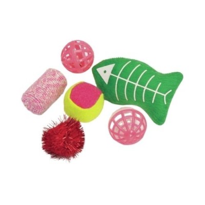 Camon Gioco per Gatti Set Mix di 6 Giochi