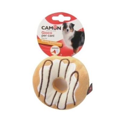 Camon Gioco per Cani Ciambelle in Peluche 11cm