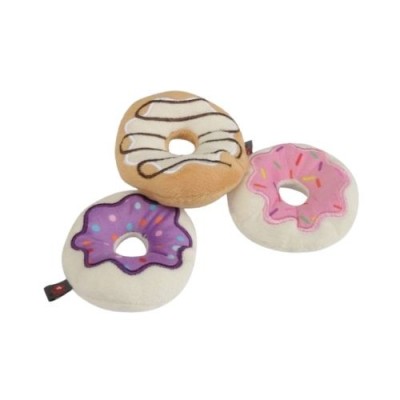 Camon Gioco per Cani Ciambelle in Peluche 11cm