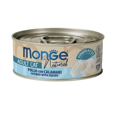 Monge Pezzetti di Pollo con Calamari 80g Monge Pezzetti di Pollo con Calamari 80g