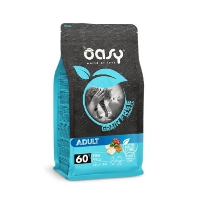 Oasy Gatto Grain Free Adult Pesce 7,5kg (scadenza 10/2025) Oasy Gatto Grain Free Adult Pesce 7,5kg (scadenza 10/2025)