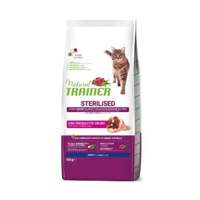 Natural Trainer Cat Adult Sterilized Prosciutto Crudo 3kg Natural Trainer Cat Adult Sterilized Prosciutto Crudo 3kg