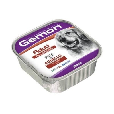 Gemon Vaschetta Cane All Breeds Adult Paté con Agnello 150g Gemon Vaschetta Cane All Breeds Adult Paté con Agnello 150g