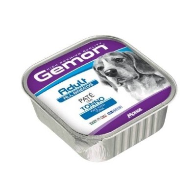 Gemon Vaschetta Cane All Breeds Adult Paté con Tonno 150g