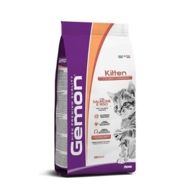 Gemon Cat Kitten Salmone e Riso 2kg