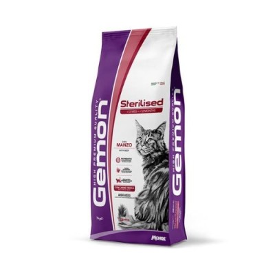 Gemon Cat Adult Sterilised con Manzo 2kg