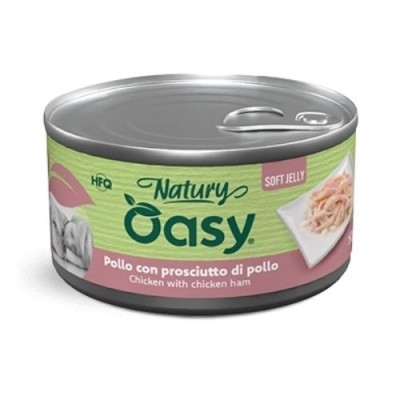 Oasy Dog Natury Pollo con Prosciutto di Pollo Lattina 150g