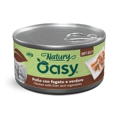 Oasy Dog Natury Pollo Fegato e Verdure Lattina 150 g