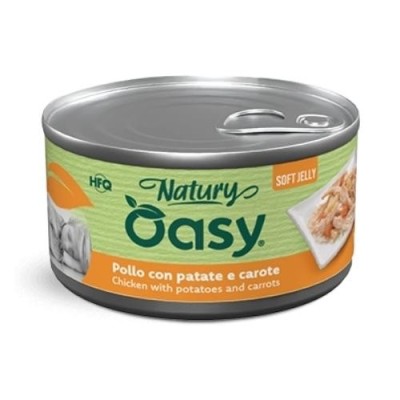 Oasy Dog Natury Pollo Patate e Carote Lattina 150 g