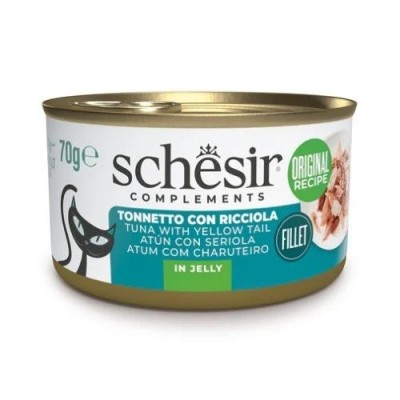 Schesir Gatto Tonnetto con Ricciola in Gelatina 70g