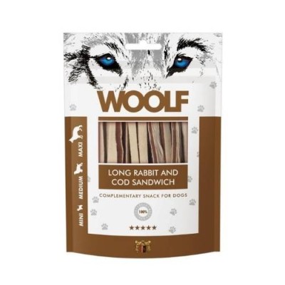 Woolf Snack Sandwich di Coniglio E Merluzzo 100 g