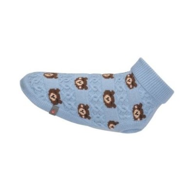 Camon Dog Coat Maglioncino Bruno Light Blue