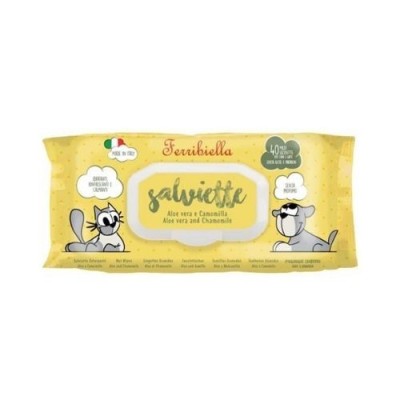 Ferribiella Salviette Aloe Vera e Camomilla 40pz Ferribiella Salviette Aloe Vera e Camomilla 40pz