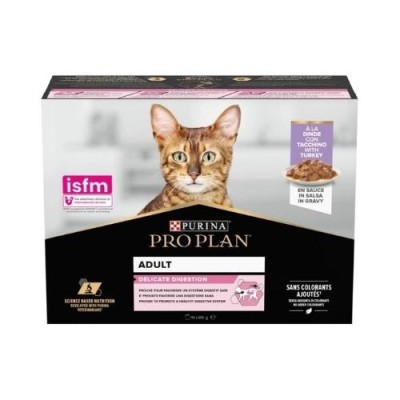Pro Plan Cat Maintenance Mousse Delicate con Tacchino Multipack 12x85 g