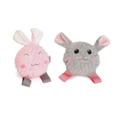 Camon Gioco per Cani Coniglio e Topo in Peluche e TPR con Squeaker 9cm