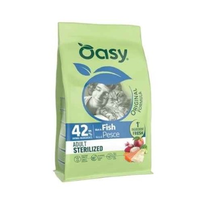 Oasy Cat Original Formula Adult Sterilised Pesce 1.5 kg