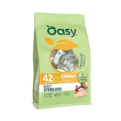 Oasy Cat Original Formula Adult Sterilised Pollo 1.5 kg