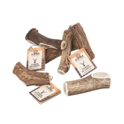 Viking Antiers Snack Naturali per Cani Corno di Cervo Intero XS 30-50 G
