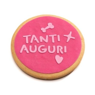 La Dolce Vita Torta di Compleanno Azzurra con Candela per Cani 90g