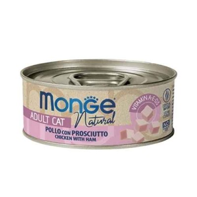 Monge Pezzetti di Pollo con Prosciutto 80g