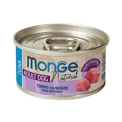 Monge Dog Natural Tonno con Manzo Lattina 90g