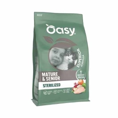 Oasy Cat Superior Formula Mature Sterilizzato Pollo 1,5Kg