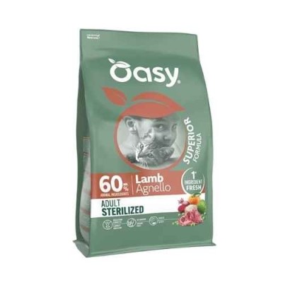Oasy Cat Superior Formula Sterilizzato Agnello 1,5Kg