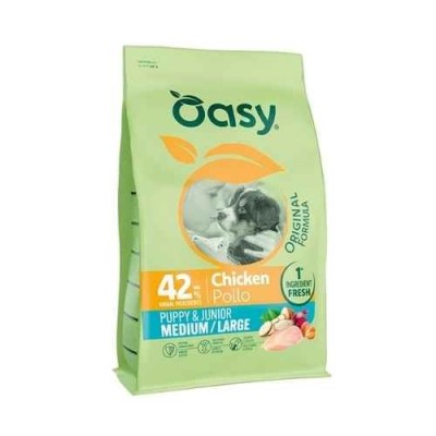 Oasy Dog Original Formula Puppy&Junior Medium&Large Pollo 10kg