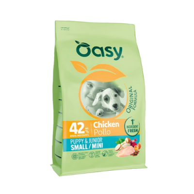 Oasy Dog Original Formula Puppy&Junior Small&Mini Pollo 800g