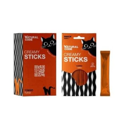 Natural Code Gatto Creamy Snack Tonno 4x14g