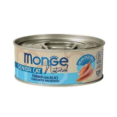 Monge Filetti di Tonno con Acciughine â€“ Senior 80g