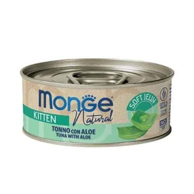 Monge Pezzetti di Tonno Bonito con Aloe in gelatina â€“ Kitten 80g