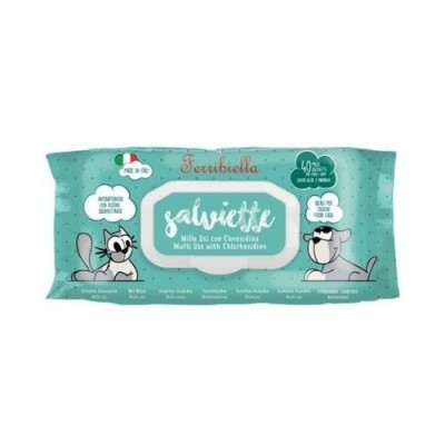 Ferribiella Salviette Mille Usi con Clorexidina 80pz