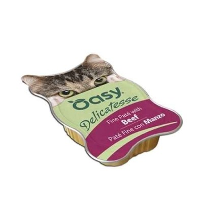 Oasy Cat Delicatesse Patè Fine con Manzo 85 g