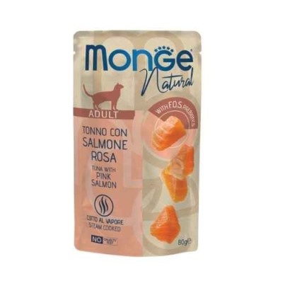 Monge Gatto Buste Tonno con Salmone 80g
