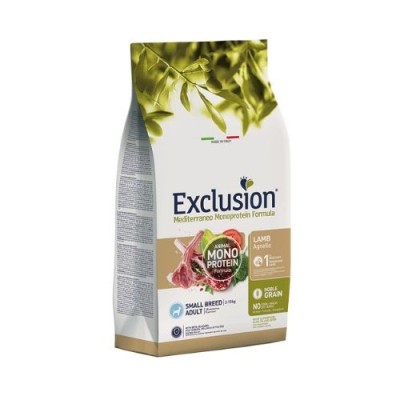 Exclusion Mediterraneo Adult Agnello Taglia Piccola 7Kg