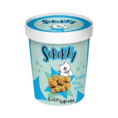 Scrokky Biscotti per Cani Gusto Salmone 150g