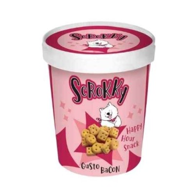 Scrokky Biscotti per Cani Gusto Bacon 150g