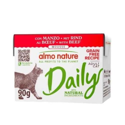 Almo Nature Gatto Daily con Manzo 90g