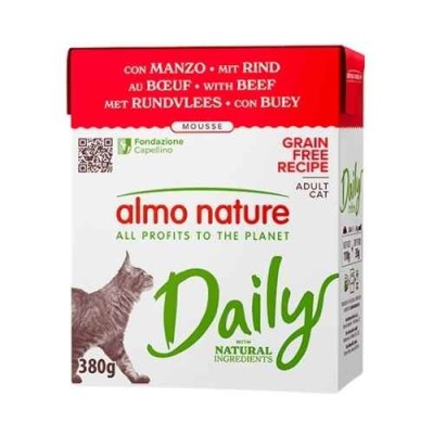 Almo Nature Gatto Daily con Manzo 380g