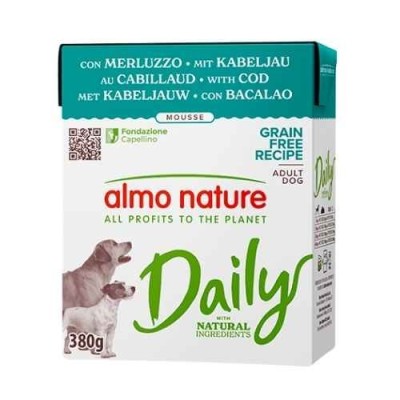 Almo Nature Dog Daily Umido con Merluzzo 380g